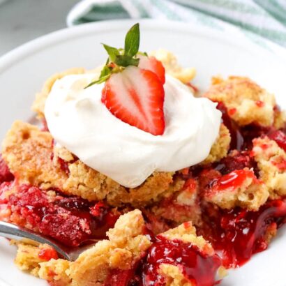 Strawberry Dump Cake