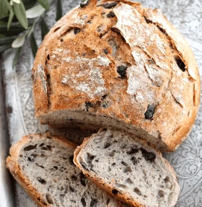 Thumbnail for Homemade Black Olive Bread Recipe