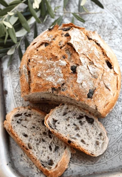 Thumbnail for Homemade Black Olive Bread Recipe