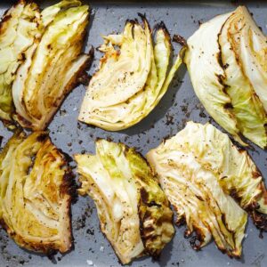 Roasted Garlic – Butter Cabbage Wedges Recipe