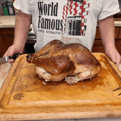 smoked brined turkey