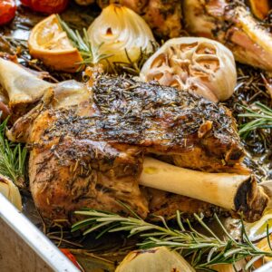 Slow Roasted Lamb Leg Recipe